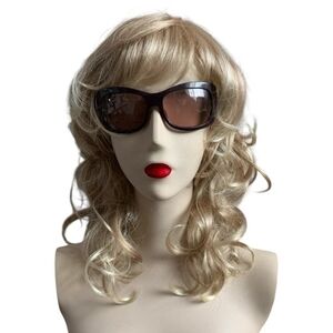 NWT Women Wig Long Curly Blonde Wig Costume Anime Wig Long Length Adult Hair Wig